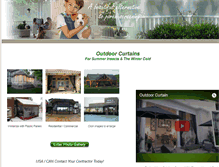 Tablet Screenshot of outdoorcurtain.com
